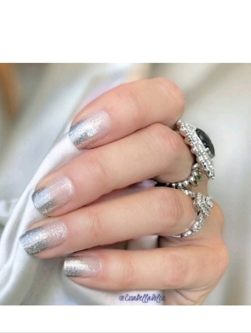 NWT COLOR STREET RETIRED GLITTER-DIPPED SET: DRIPPING IN DIAMONDS!